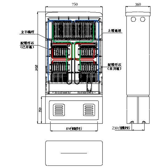 Outdoor Optical Cross Connect Cabinet - 副本