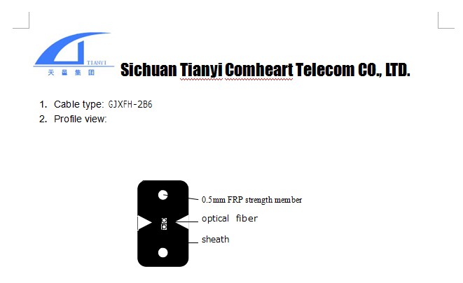 DROP Figura 8 FTTH cable fibra optica