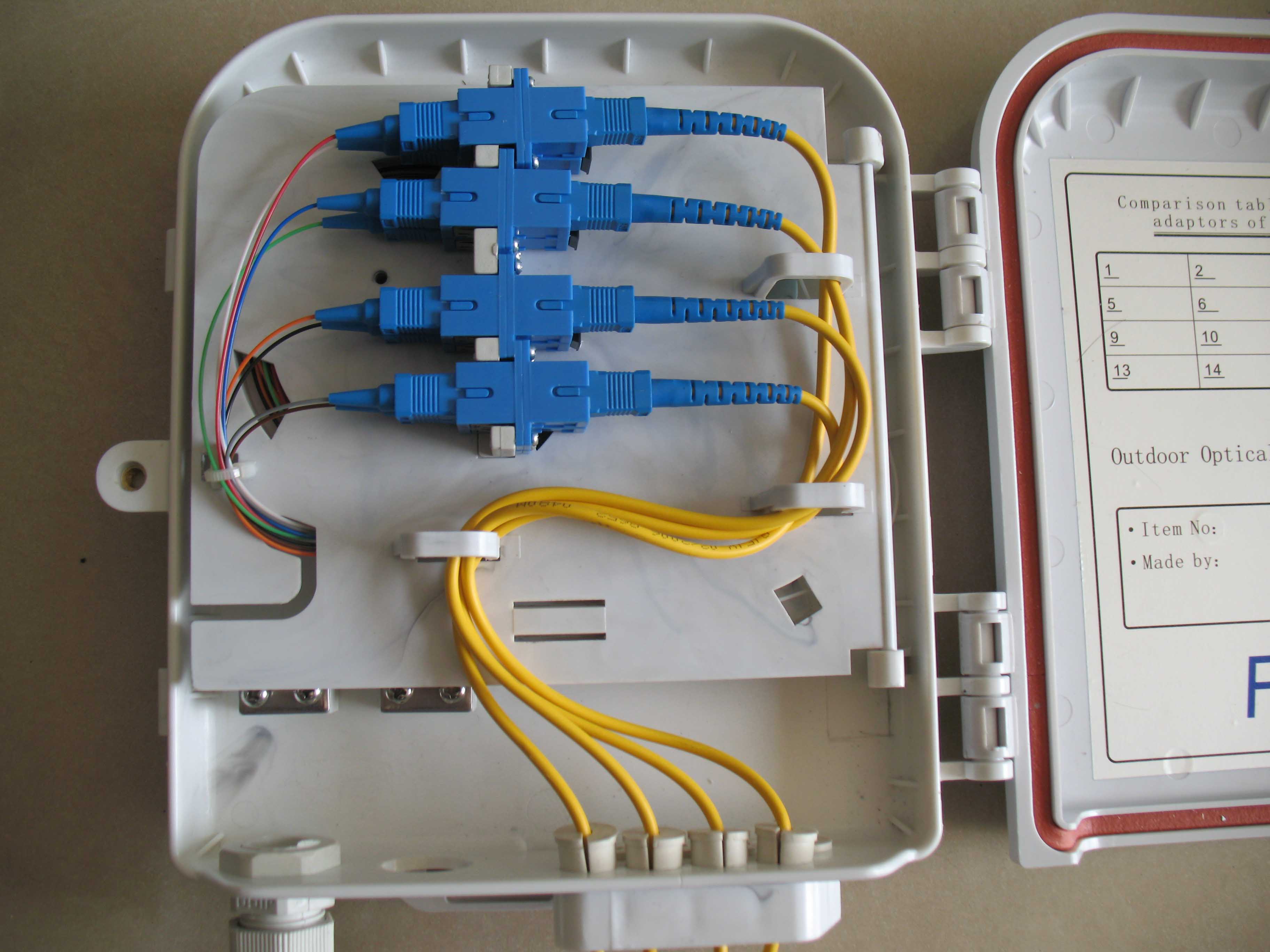 8 cores Fiber Optical Distribution Box