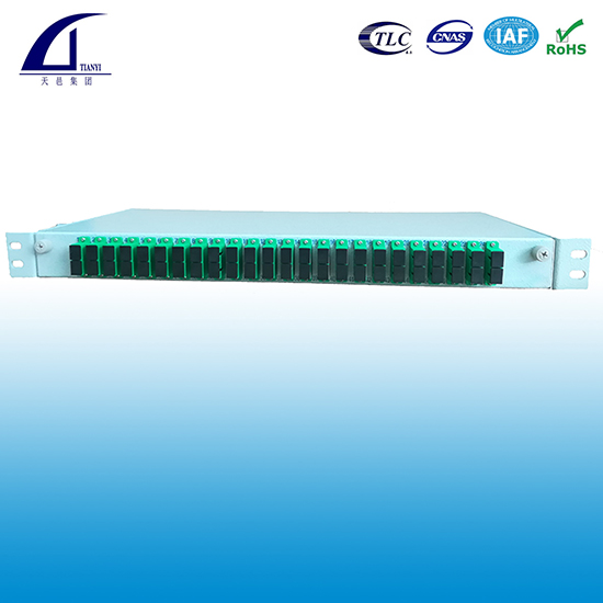 1U 19inch 48 core high density Rack-mount Fiber Patch Panel