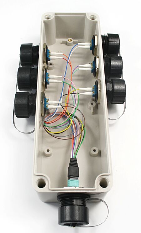 Multi-port ODVA Fiber Optic Terminal Box