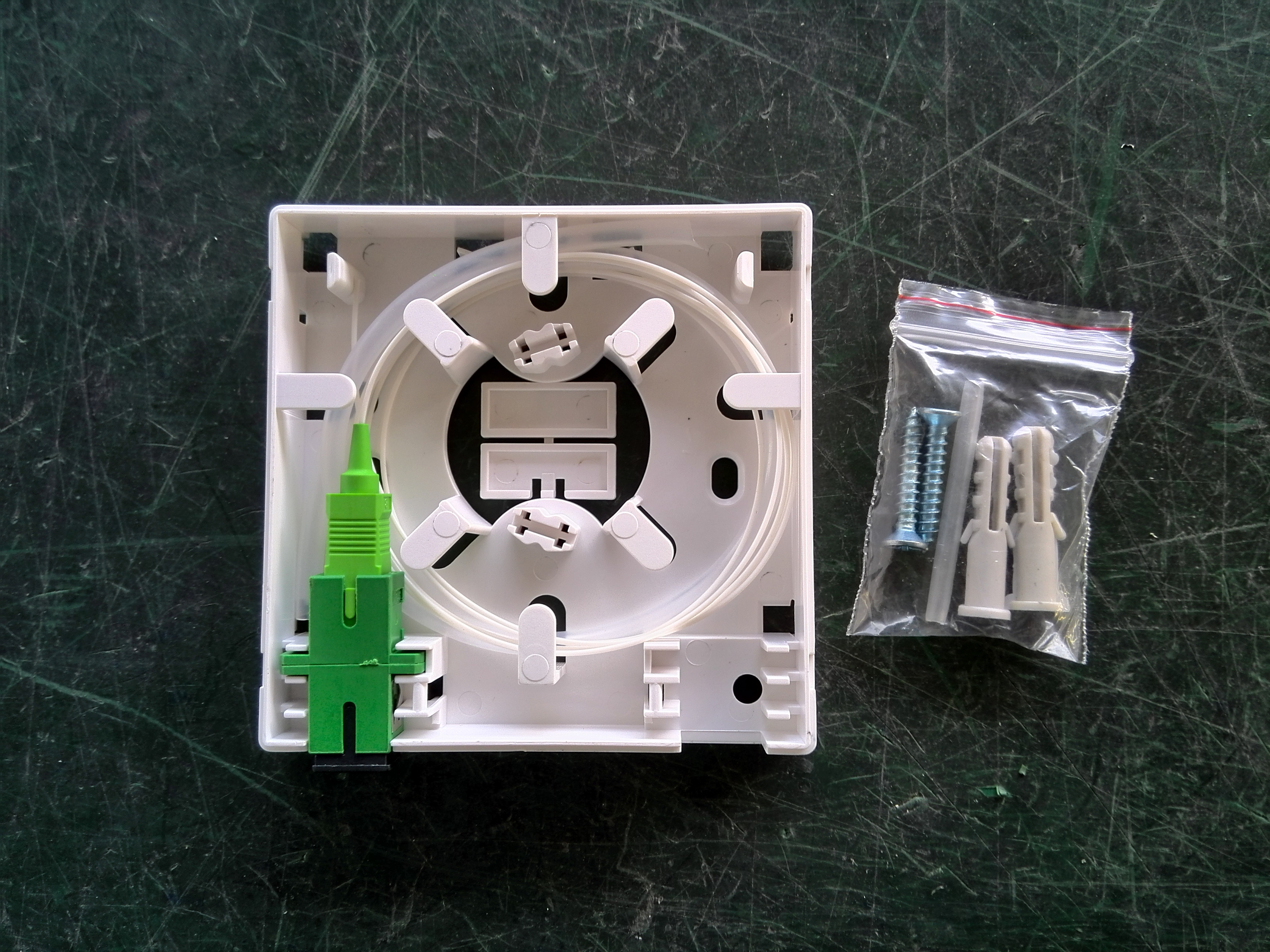 SC/APC pigtail adapter FTTH Faceplate