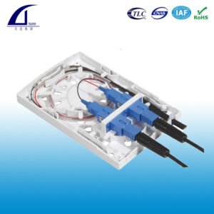2 ports Fiber Optic Wall Plate Outlet